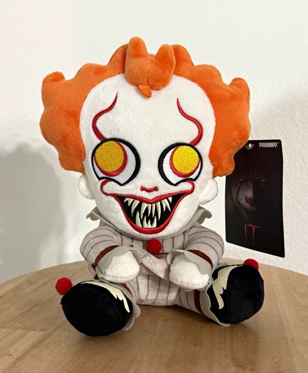 New with tag Kidrobot IT Phunny 7.5" Pennywise Sitting Plush Toy